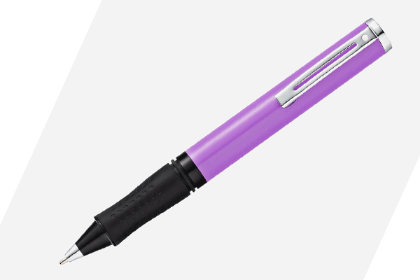 PEN-SHEAFFER-POP-A-9203---LILAC-HIGH-GLOSS-RESIN-BODY-FEATURING-CHROME-PLATED-TRIM-BP-NEW