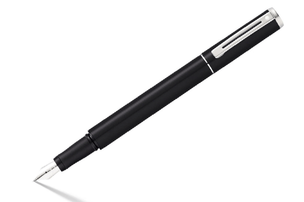 PEN-SHEAFFER-POP-A-9205---BLACK-HIGH-GLOSS-RESIN-BODY-FEATURING-CHROME-PLATED-TRIM-FP-NEW