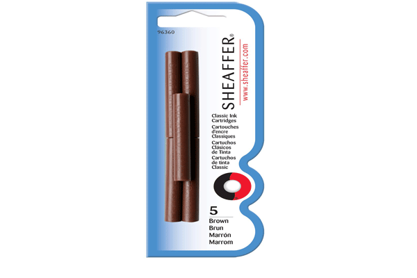 catridge sheafer brown