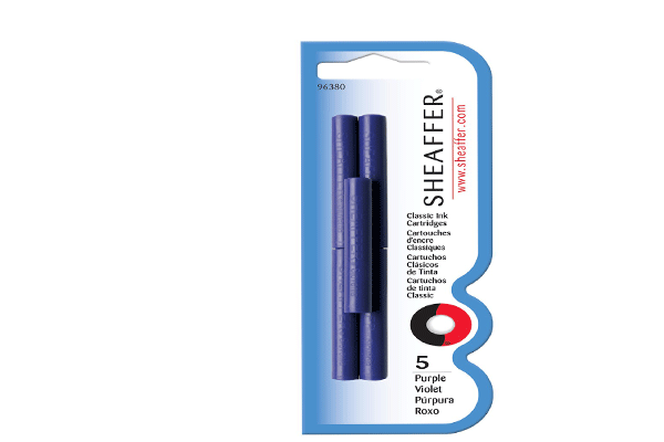 catridge sheafer purple